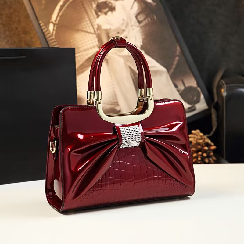 Women Bags On Sale - 2024 Women Luxury Designer Glossy Leather