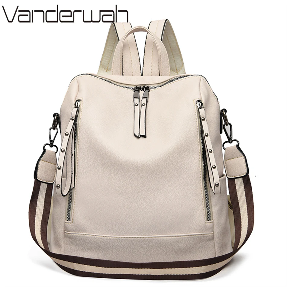 Women Bags Branded - Brand Luxury Backpacks Soft Leather Waterproof
