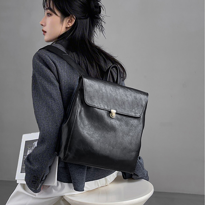 Women Bags Branded - Luxury Brand Genuine Leather Backpack For