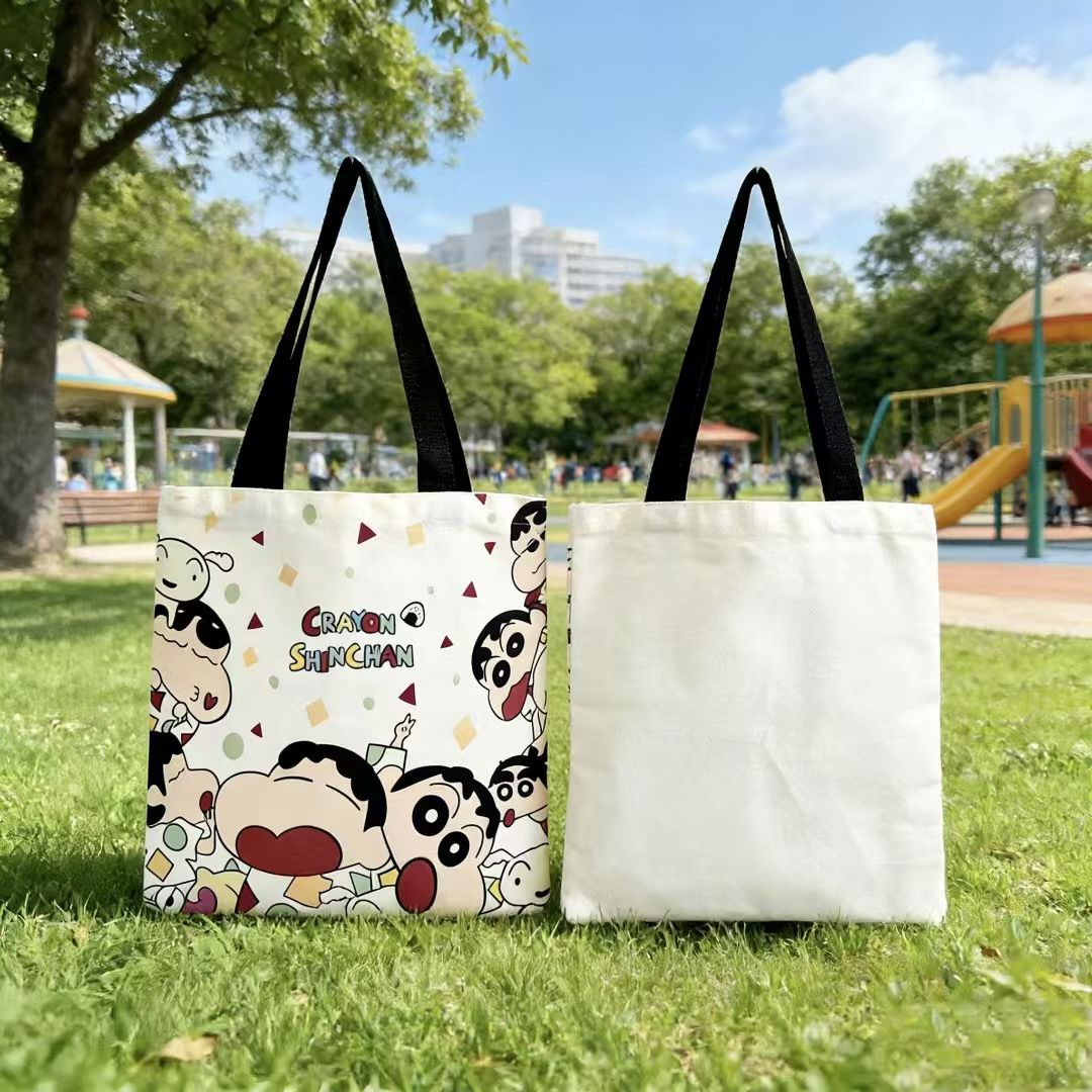 Women'S Bags Handbags - 2026 New Crayon Shin-chan Canvas Tote