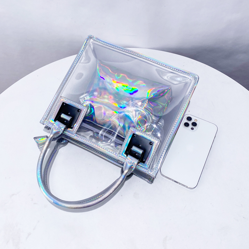 Transparent Jelly Composite Ba - Women Bags On Sale 评论和价格