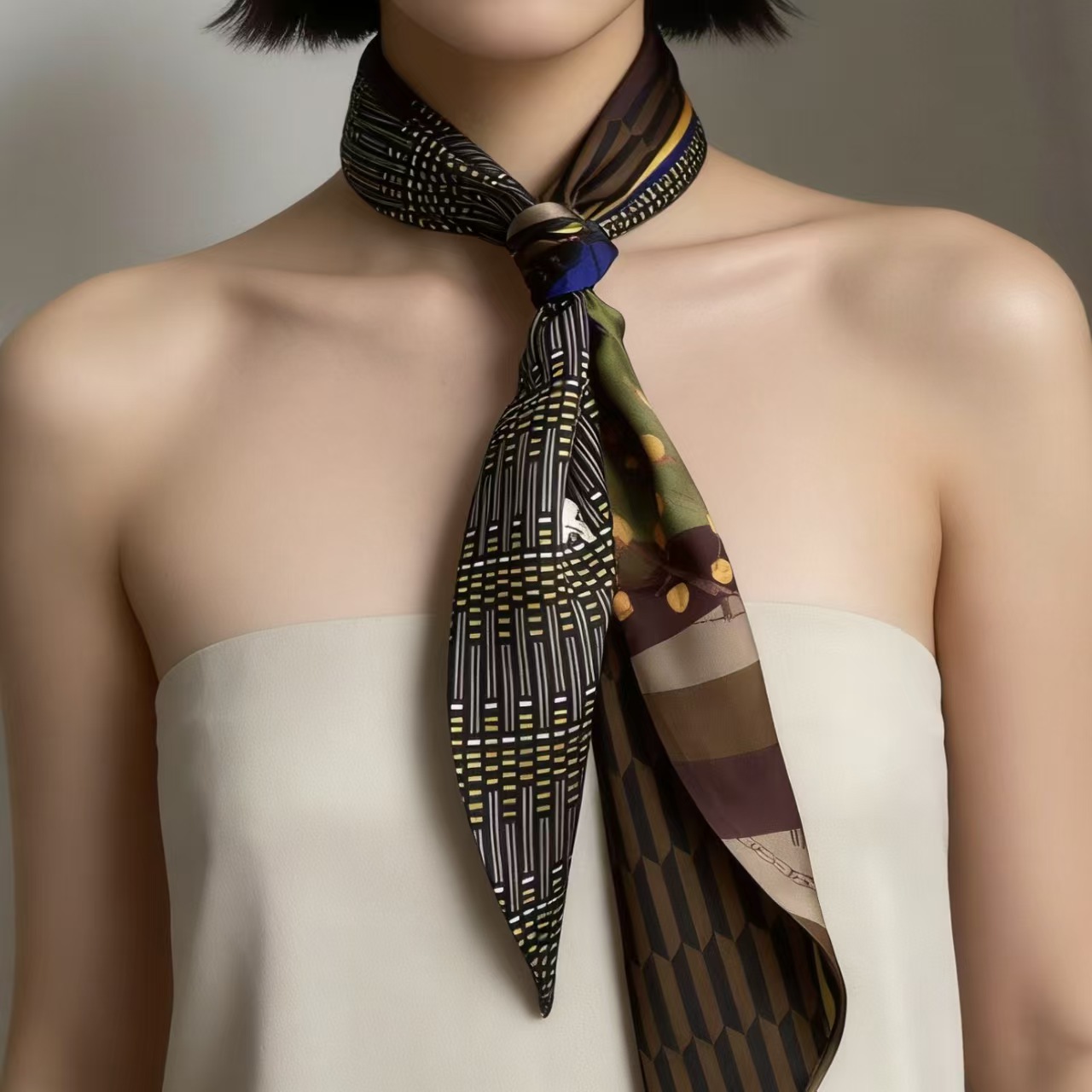Luxury Print Long Hair Ribbon  - Women Bags On Sale 评论和价格