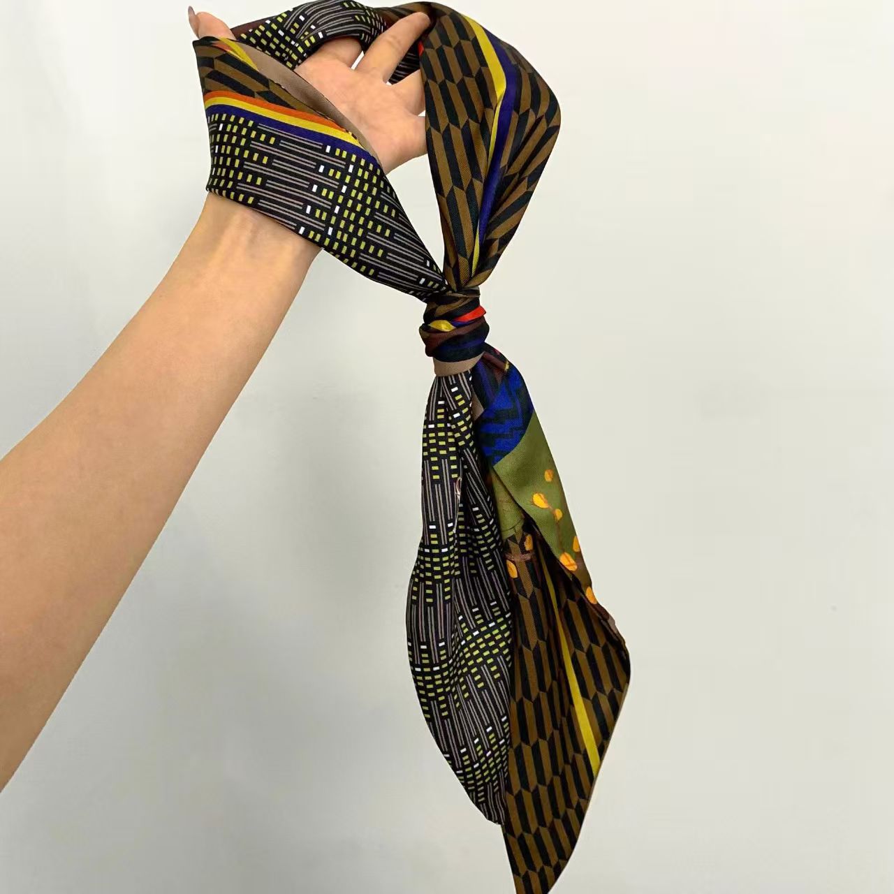 Luxury Print Long Hair Ribbon  - Women Bags On Sale 评论和价格