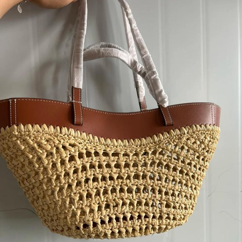 Luxury Raffia Straw Tote Bag,F - Women'S Raffia Bags 评论和价格