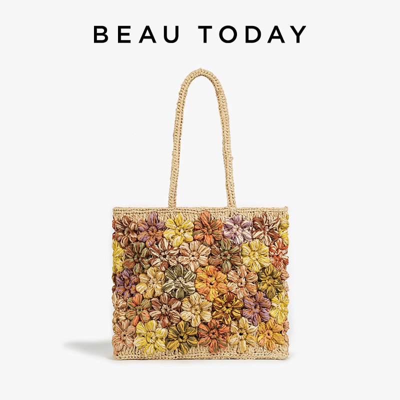 BEAUTODAY Tote Bags Women Raff - Women'S Raffia Bags 评论和价格