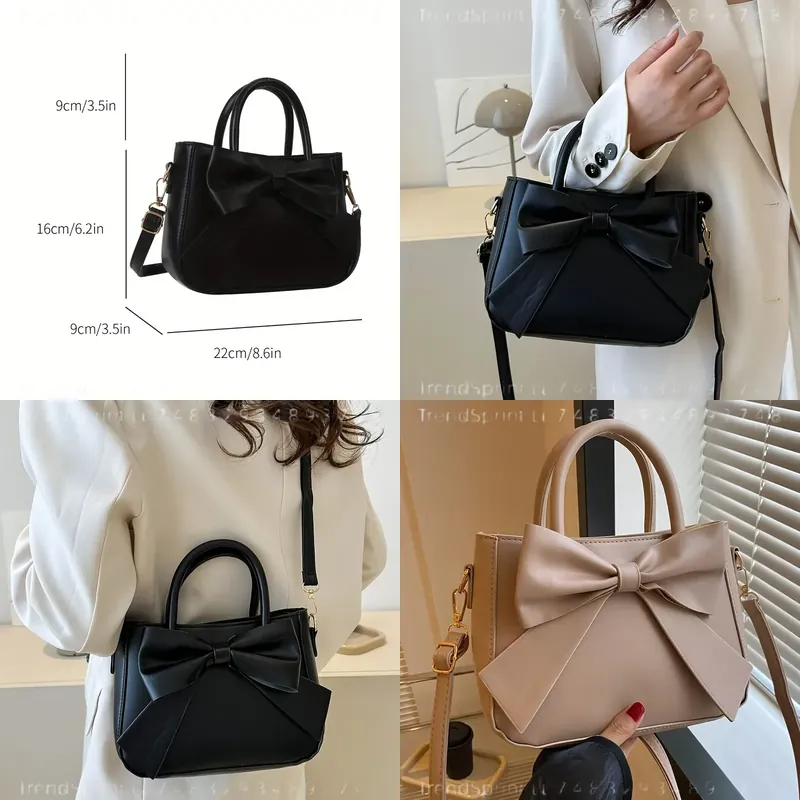 Elegant Black Bow Handbag for  - Women'S Bags Handbags 评论和价格