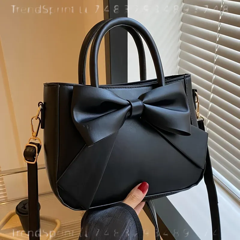 Elegant Black Bow Handbag for  - Women'S Bags Handbags 评论和价格