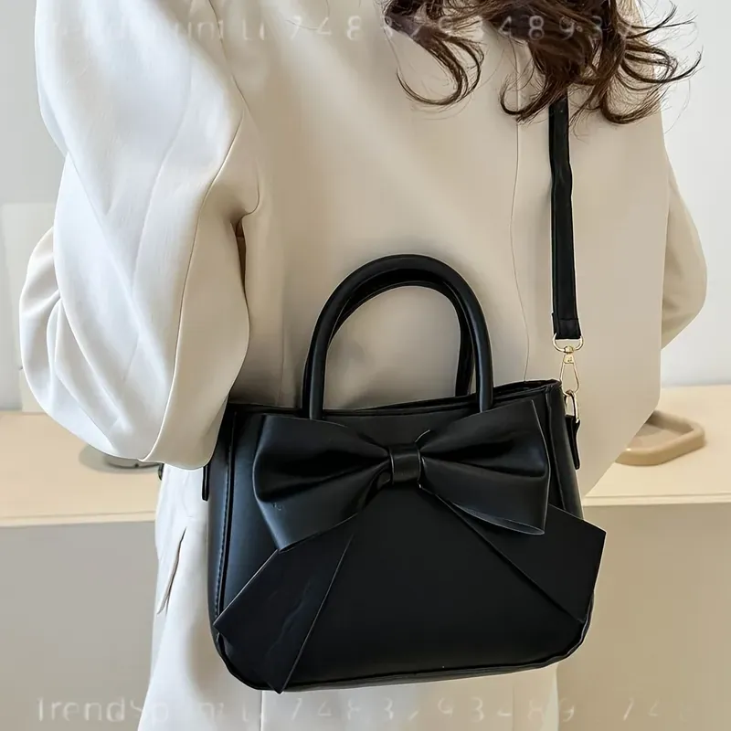 Elegant Black Bow Handbag for  - Women'S Bags Handbags 评论和价格