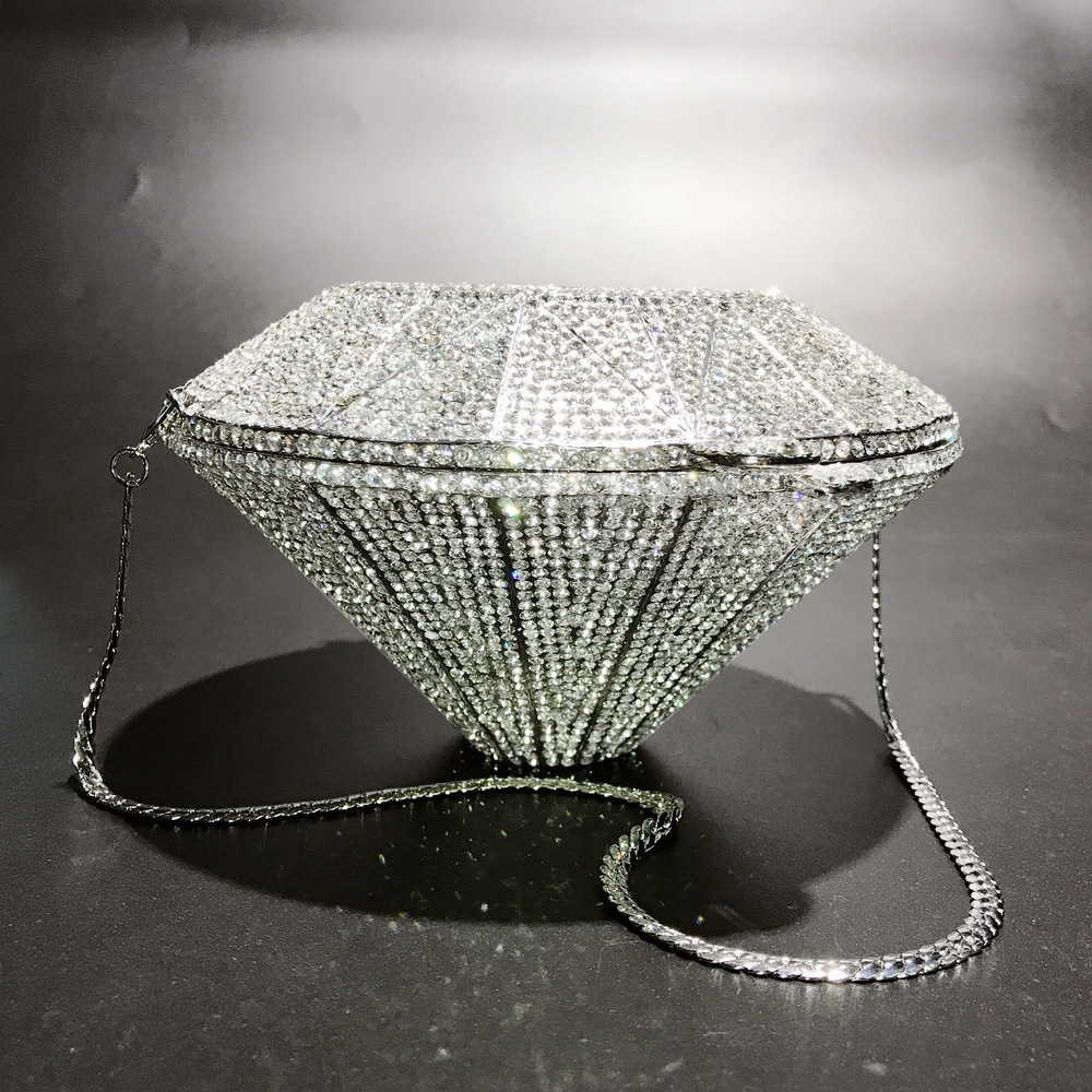 Three-Dimensional Diamond Shap - Women Bags On Sale 评论和价格