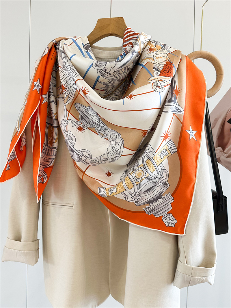 Luxury Brand Scarf Large Silk  - Women Bags Branded 评论和价格