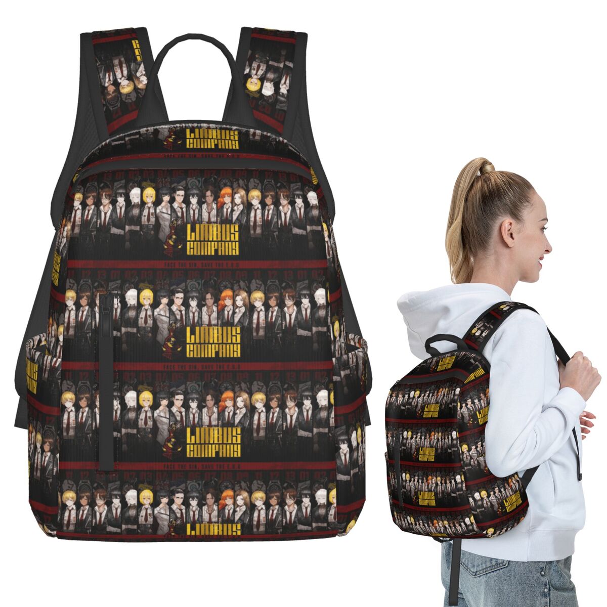 Limbus Company Backpack Studen - Women Bags Company 评论和价格