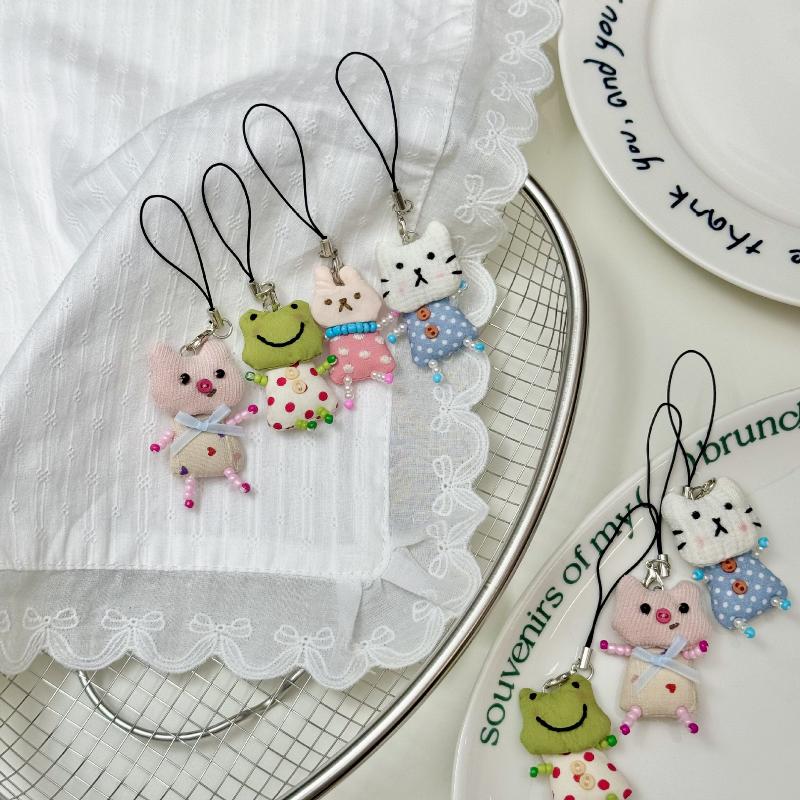 S Cute Frog Pig Cat Pendant Ke - Women'S Young Bags 评论和价格