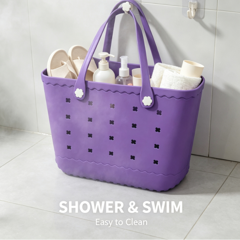 Large EVA Beach Tote Bag Perfo - Women'S Bags Handbags 评论和价格